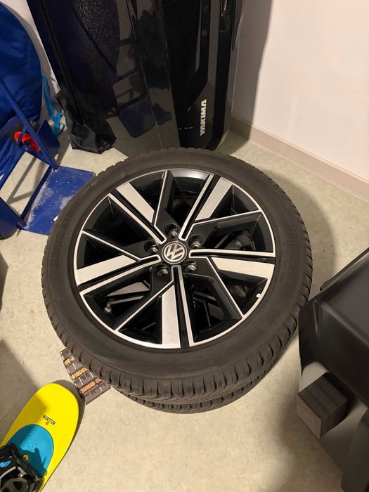 Vand jante originale volkswagen vw + anvelope all season (NOI CU FACTURA SI GARANTIE) – SET 4 BUC
