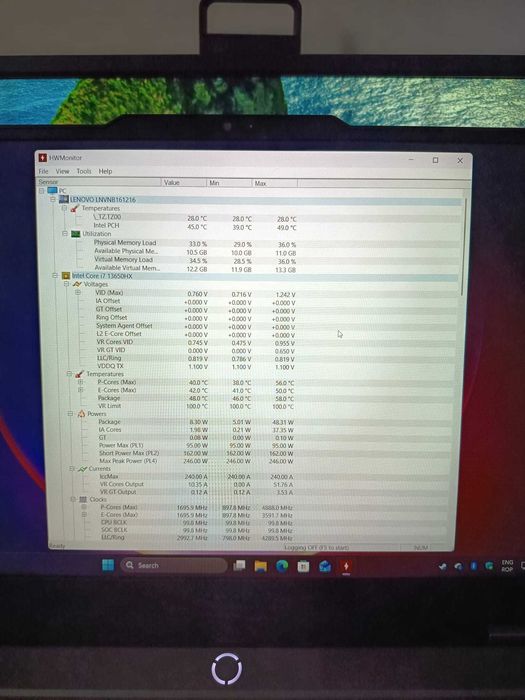 Vand Lenovo LOQ 15IRX9 I7 13650HX 16 GB RAM  RTX4060