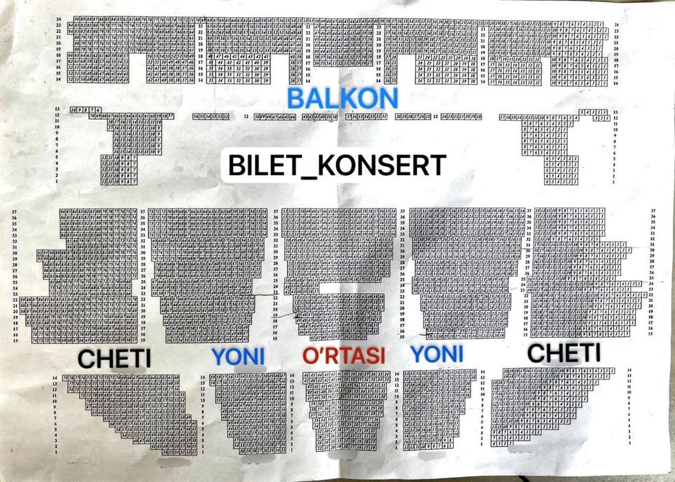 SHOHJAHON JO'RAYEV konsertiga biletlar bor