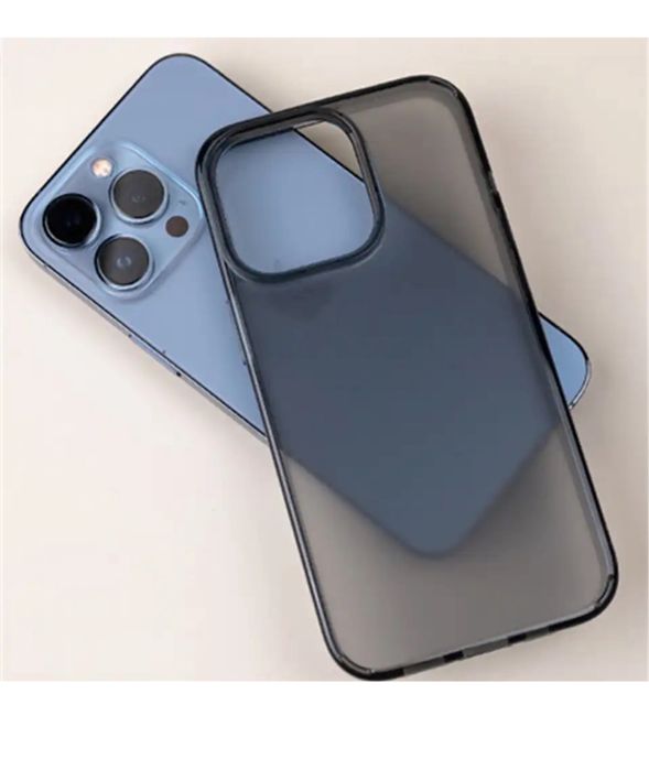 Iphone 13/14/15/PRO/MAX/PLUS - Husa Margine Silicon Spate Plastic Mat