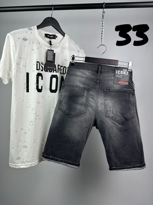 Dsquared  брутални мъжки къси  дънки