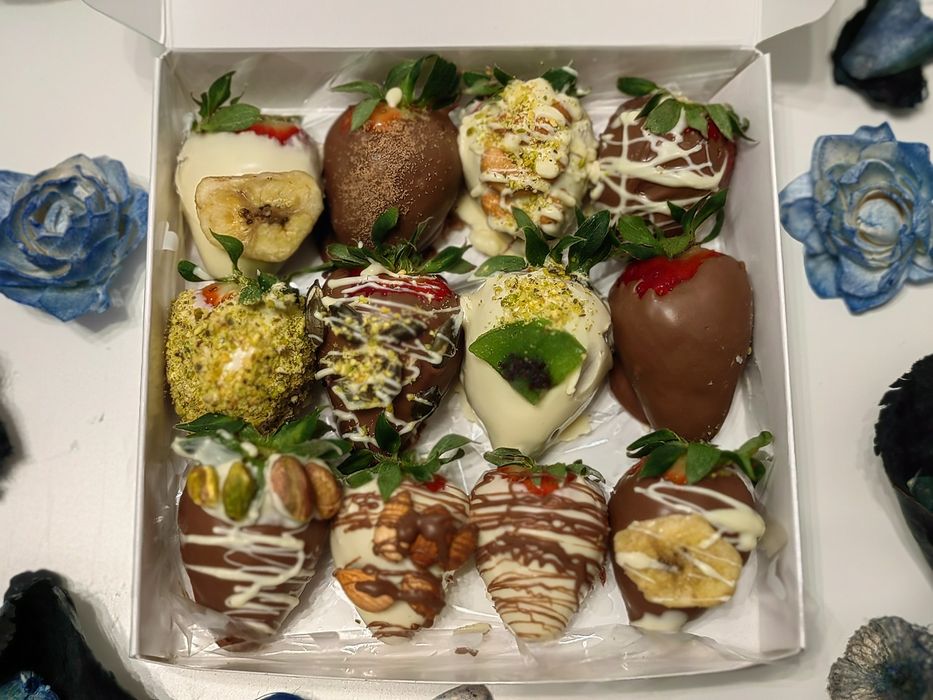 Шоколадови ягоди, подарък за любим човек