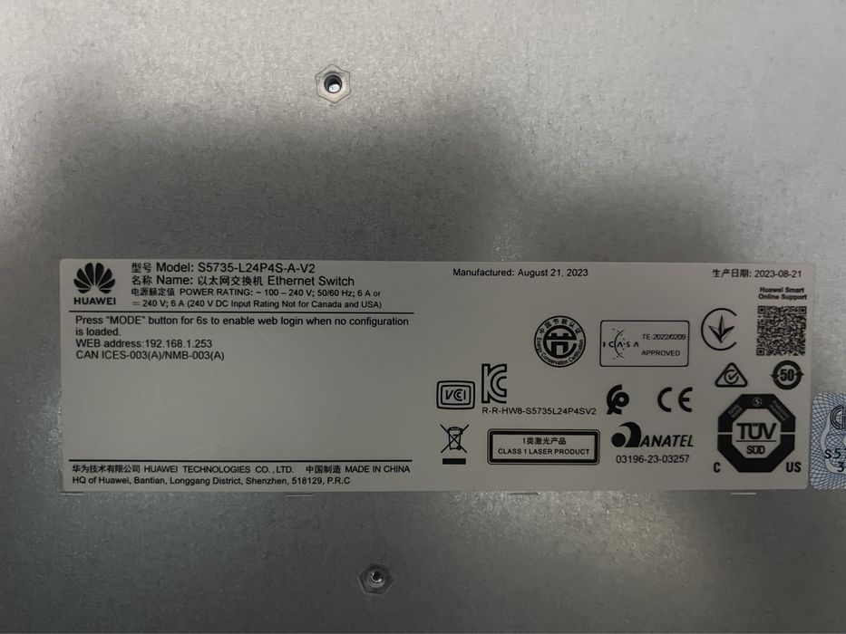 Коммутатор PoE Huawei CloudEngine S5735-L24P4S-A-V2