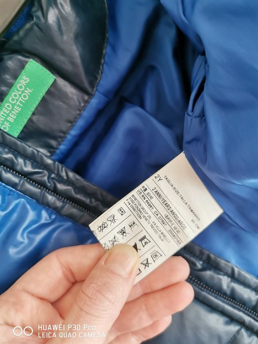 Детско яке Beneton и ботушки adidas за 1-2 г 3г