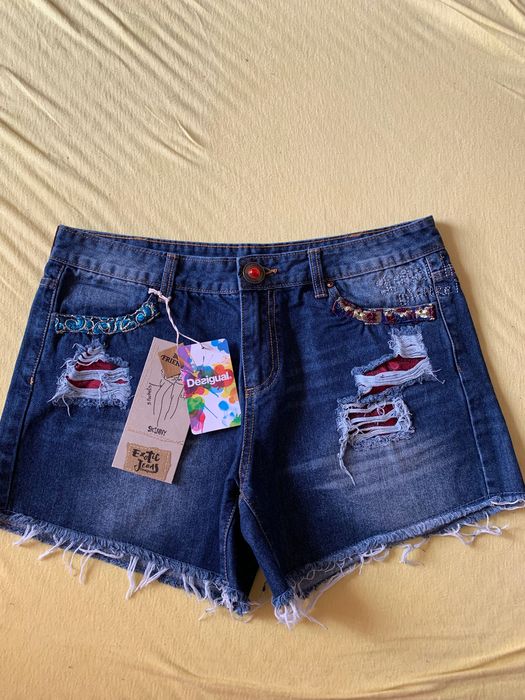 Дънкови къси панталони