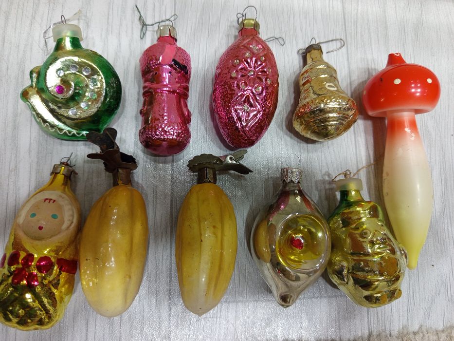 Продам советские елочные игрушки СССР, антиквариат