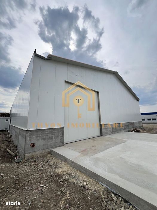 Hală nouă de închiriat – 380 mp Sebes, acces autostrada