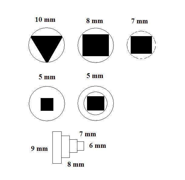 Ключ за ел. табла и асансьорни кабини