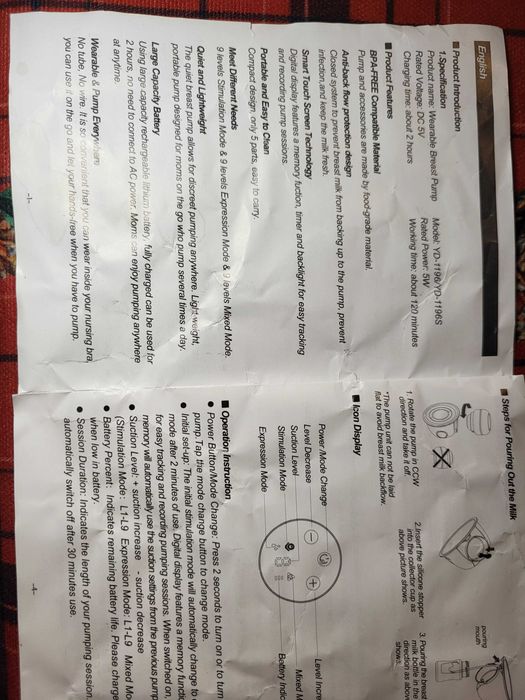 Pompa electrica de sani set 2buc