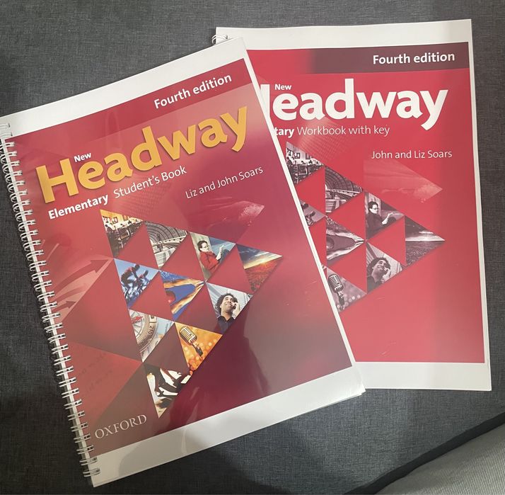 Headway 4th edition pre intermediat elementary students book workbook