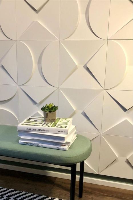 Гипсовый 3д панель ТРИАДА | gip 3d panel | decor | декор | aboy | абои