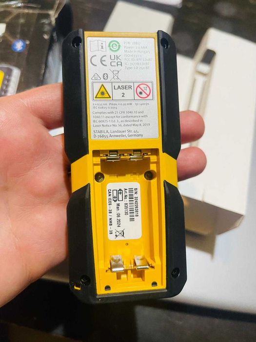 Telemetru laser STABILA LD 250 BT Bluetooth Smart 4.0