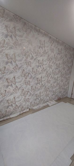 Клею ОБОИ. Галтели.