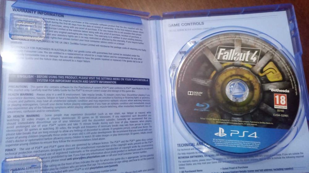 Продавам игри  за PS4  FAR CRY 5,  FAR CRY PRIMAL,  FALLOUT 4