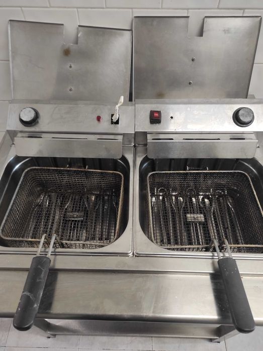 Професионален фритюрник 2 х 8 литра - употребяван