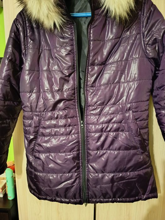 Лилаво зимно яке