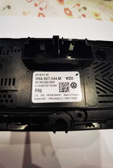 Управление климатик VW 5NA907044M