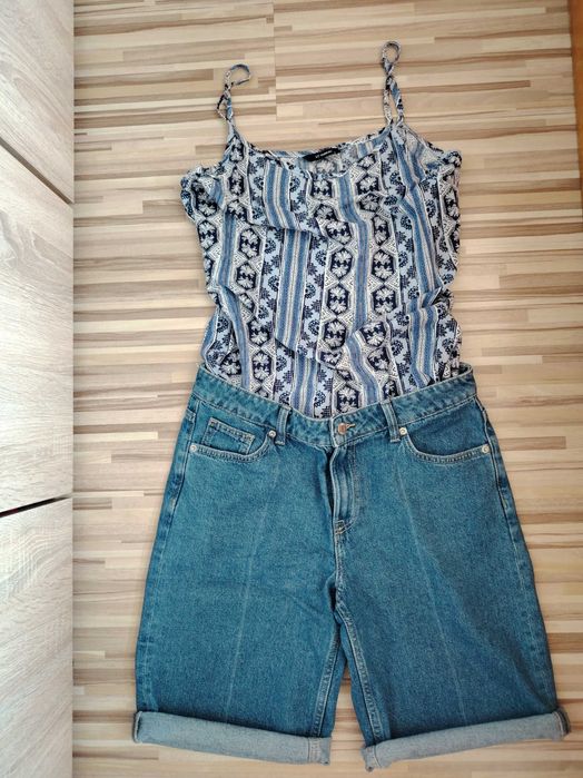 Къси дънкови панталони H&M подарък потник