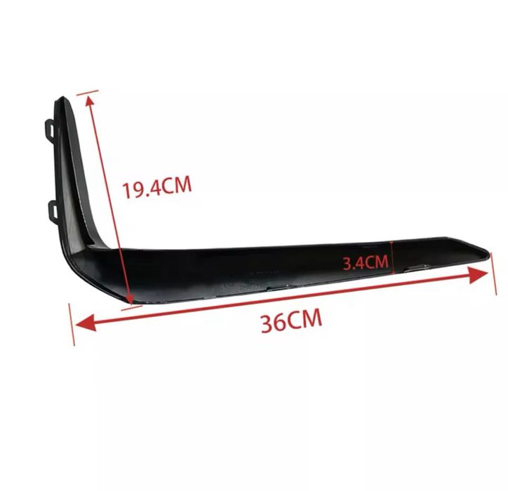 Trim ornament bara M proiector ceata negru lucios Bmw Seria 5 g30 g31