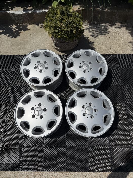 Jante RETRO, originale Mercedes W124 R15, in stare buna. W201 W126 W202