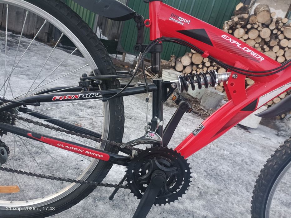 Велосипед состояние нового.