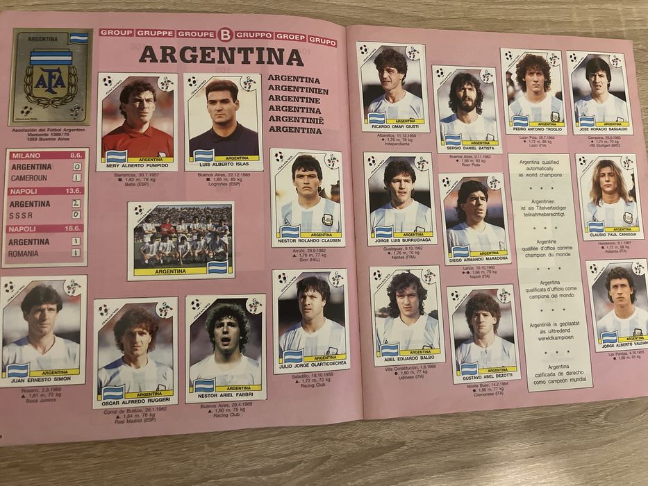 Албум на Panini FIFA WORLD CUP 1990