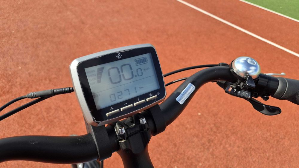 Bicicletă Cargo Electrică Yuba Kombi – Longtail, 2 Scaune Copii, Motor Central