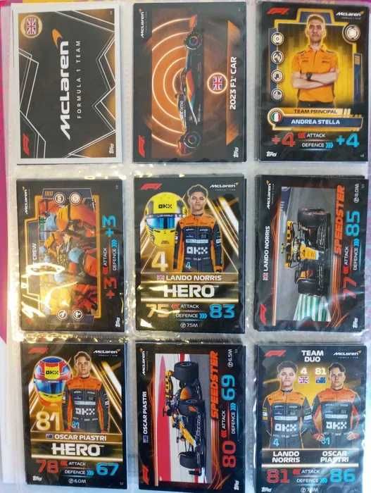 Карти Topps Turbo Attax Formula 1 F1 2023 SET - последен комплект