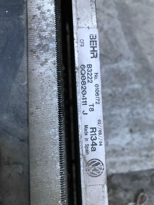 Radiator Racire Apa Ac Clima Aer Vw Polo 9n 9n3 1.2 1.4 1.9 TDI