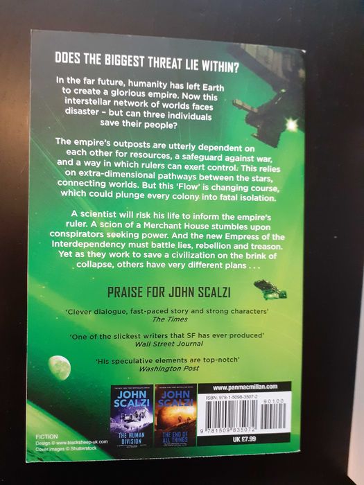 John Scalzi - seria sci-fi Interdependency (lb. engleză, noi)