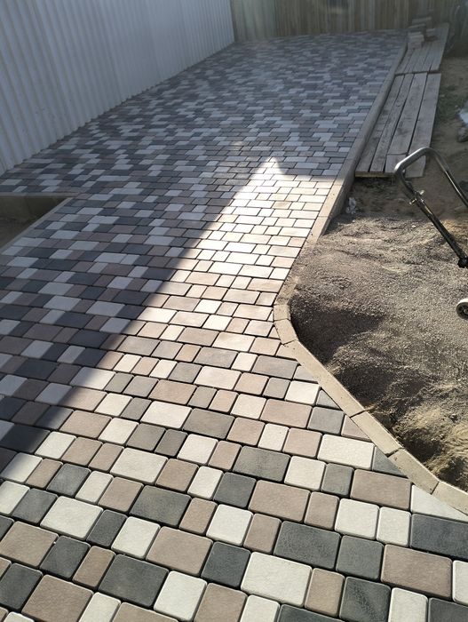 Укладка брусчатки