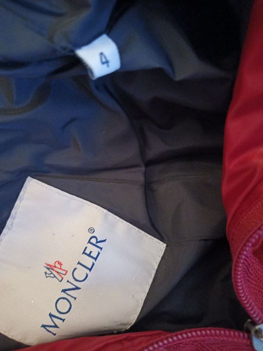 Дамско червено яке Монклер Moncler 100% гъши пух