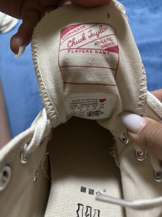 Converse x Comme Des Garçons 39 размер