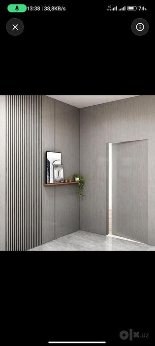 Bambuk panel zamonaviy dezaynda