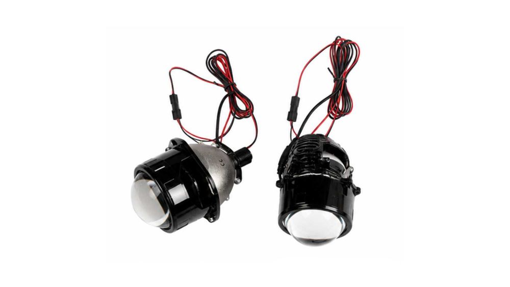 Set 2 Lupe Bi-LED Premium 2.5” 6000K, Faza Scurta/Lunga