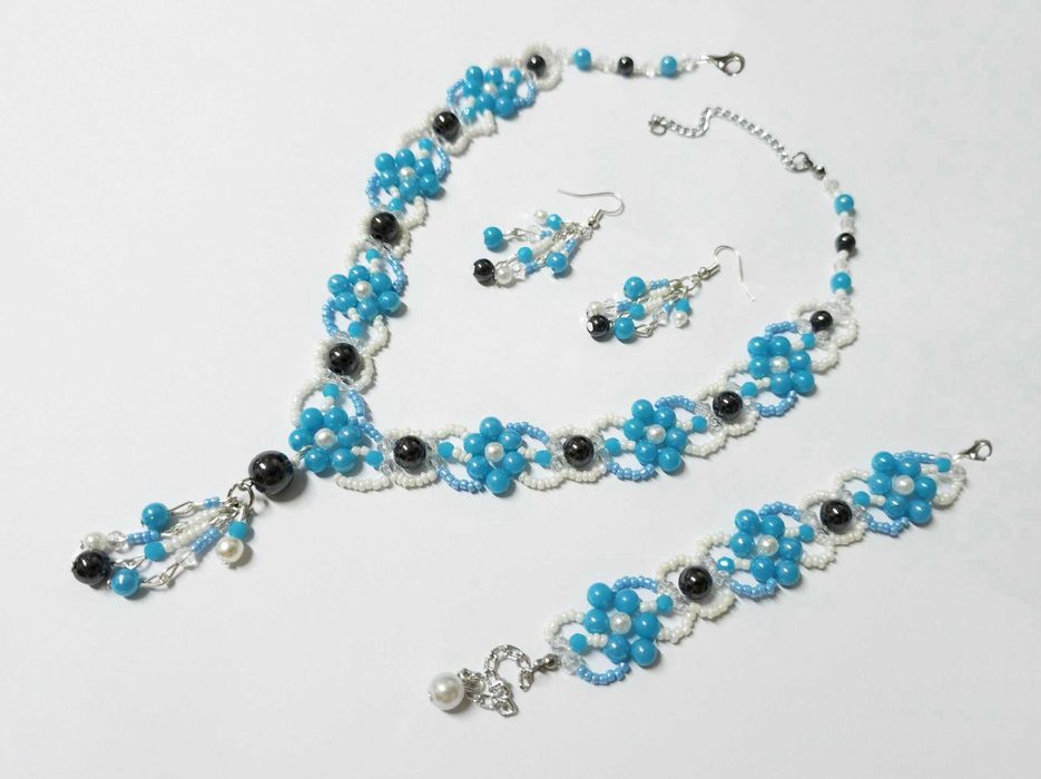 Reducere! Seturi florale, coliere florale si bratari, frumoase margele