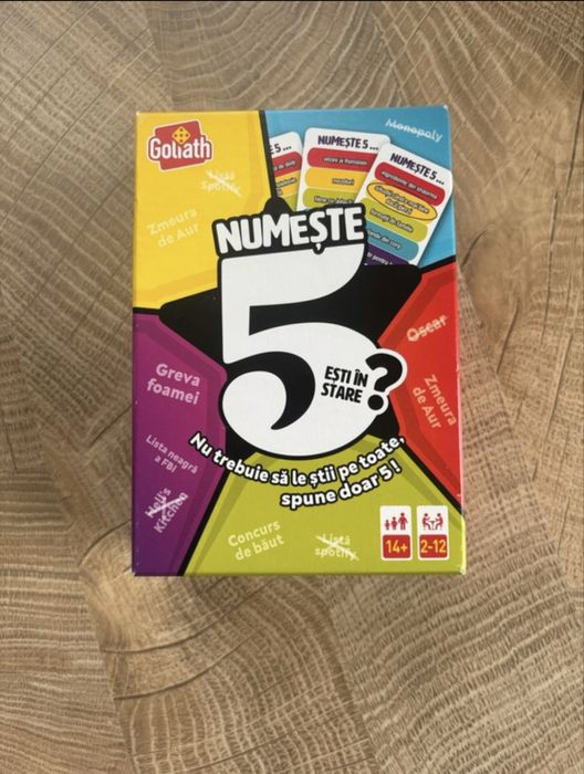 Joc de societate - Numeste 5