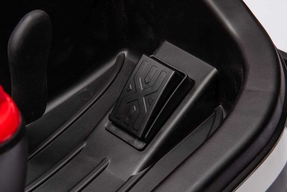 Excavator electric Kinderauto X7 2x 55W 12V-12Ah, scaun tapitat, RED