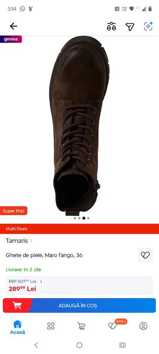 Ghete tamaris dama 39