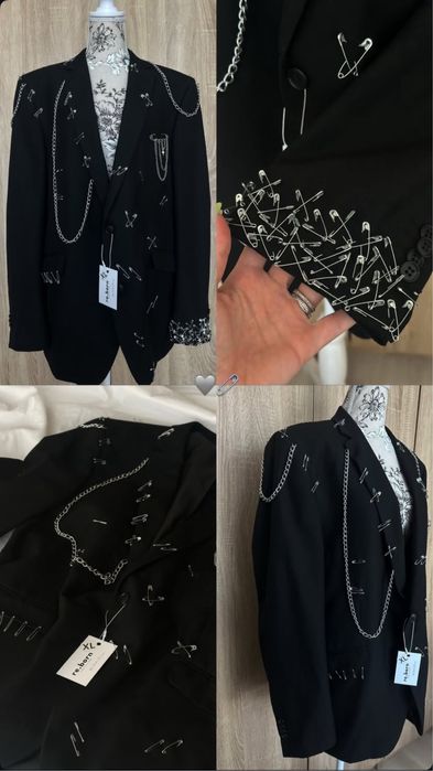 Sacou cu ace facut handemade