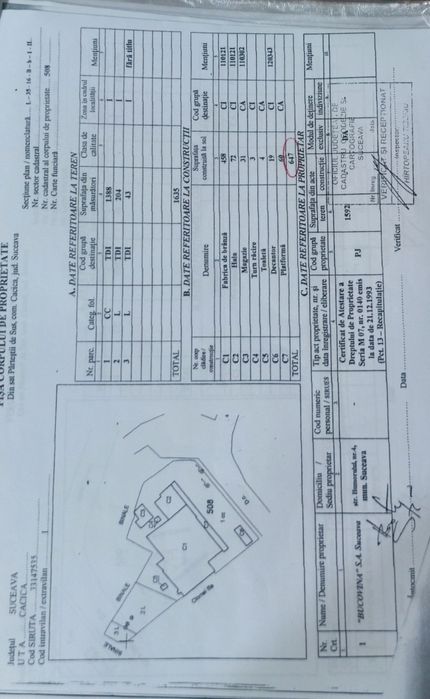 Inchiriere ( 2 eur / mp ) cladire comerciala 500 mp jud Suceava