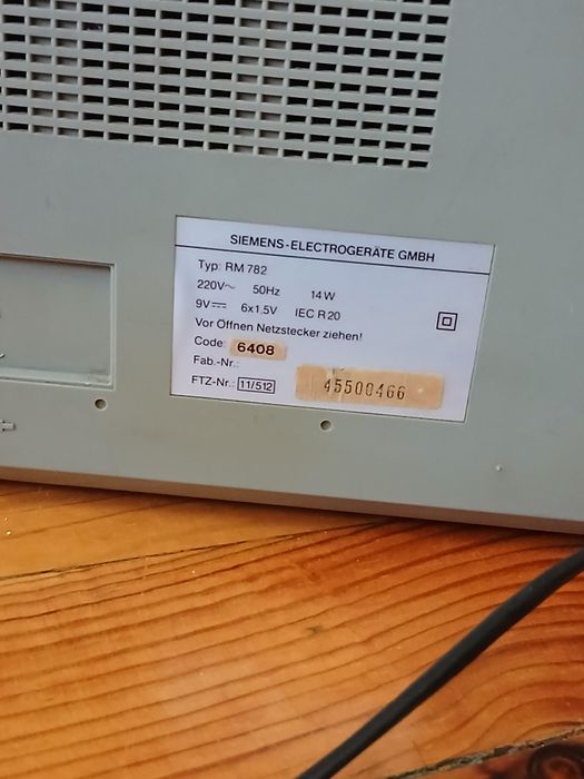 Радио касетофон SIMENS Club 782