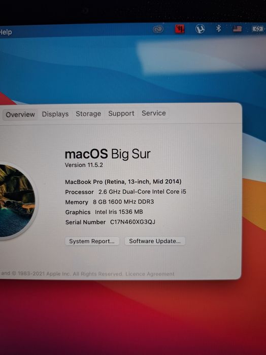 imac late 2013 21,5 inch 2,7Ghz i5 8gb ram 500 SSD macbook pro 2014