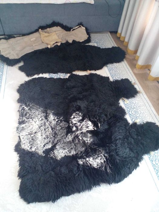 Меховые чехлы комплект на передние и задние сиденья