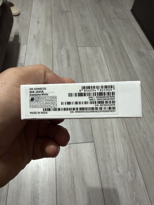 Samsung galaxy a54 alb 256gb/8gb ram
