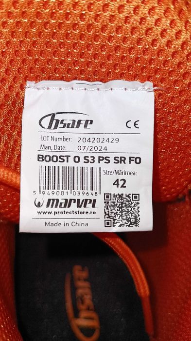 Bocanci de protectie Boost S3PS SR FO