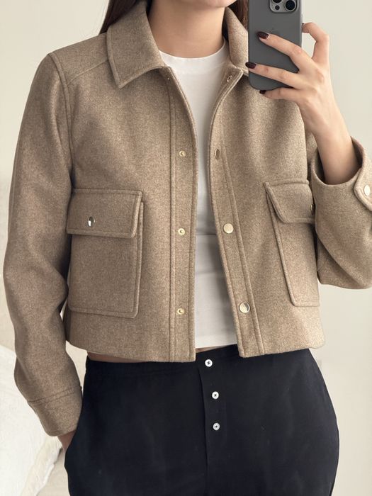 Жакет кемел укороченный