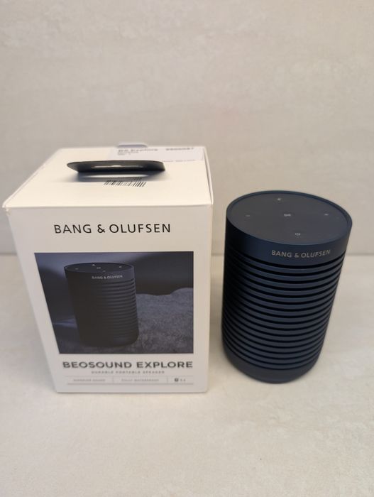 Като нова! Оригинална колонка Bang & Olufsen Beosound Explore - Navy