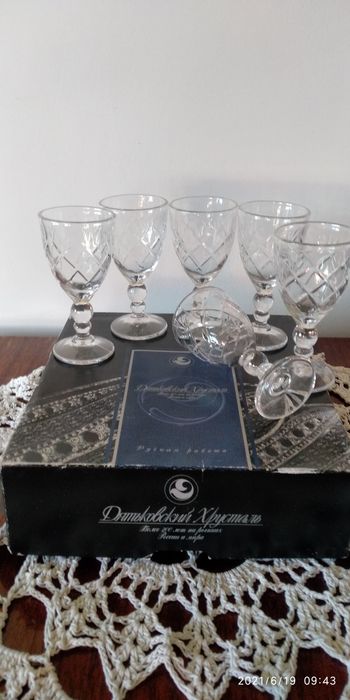 Рюмки дятловский хрусталь