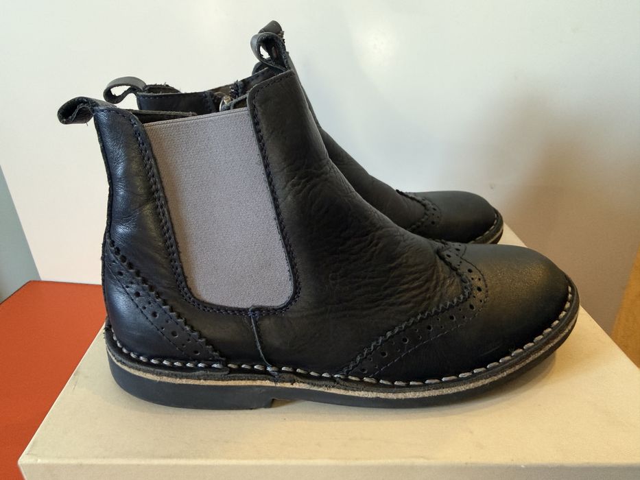 Детски боти Armani Junior , естествена кожа, №33